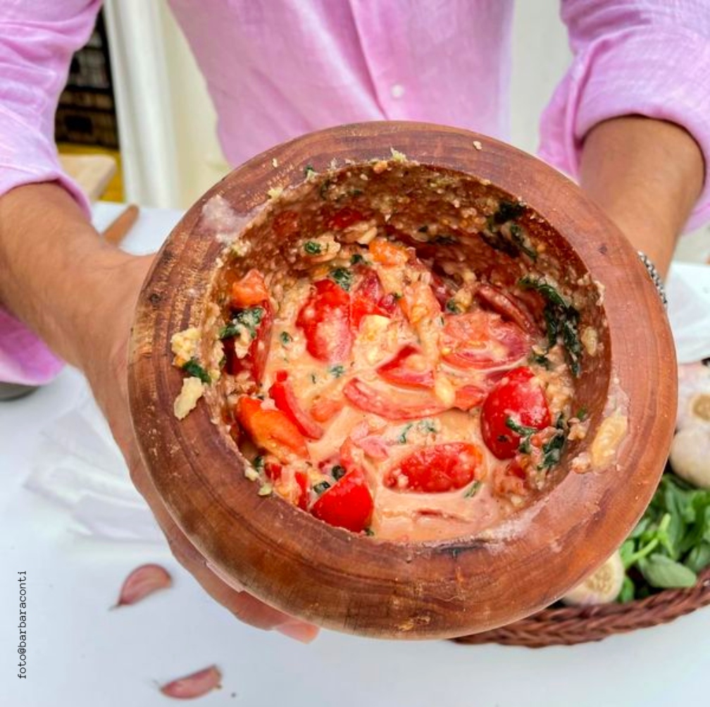 Il pesto alla Trapanese, eccellenza del gusto al G7